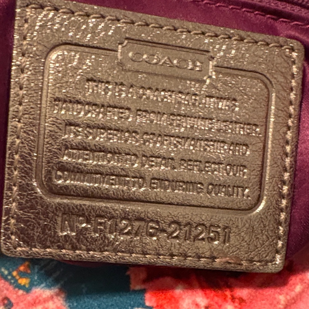 Coach Madison Annabelle Silver Crossbody Bag - Picture 2 of 13